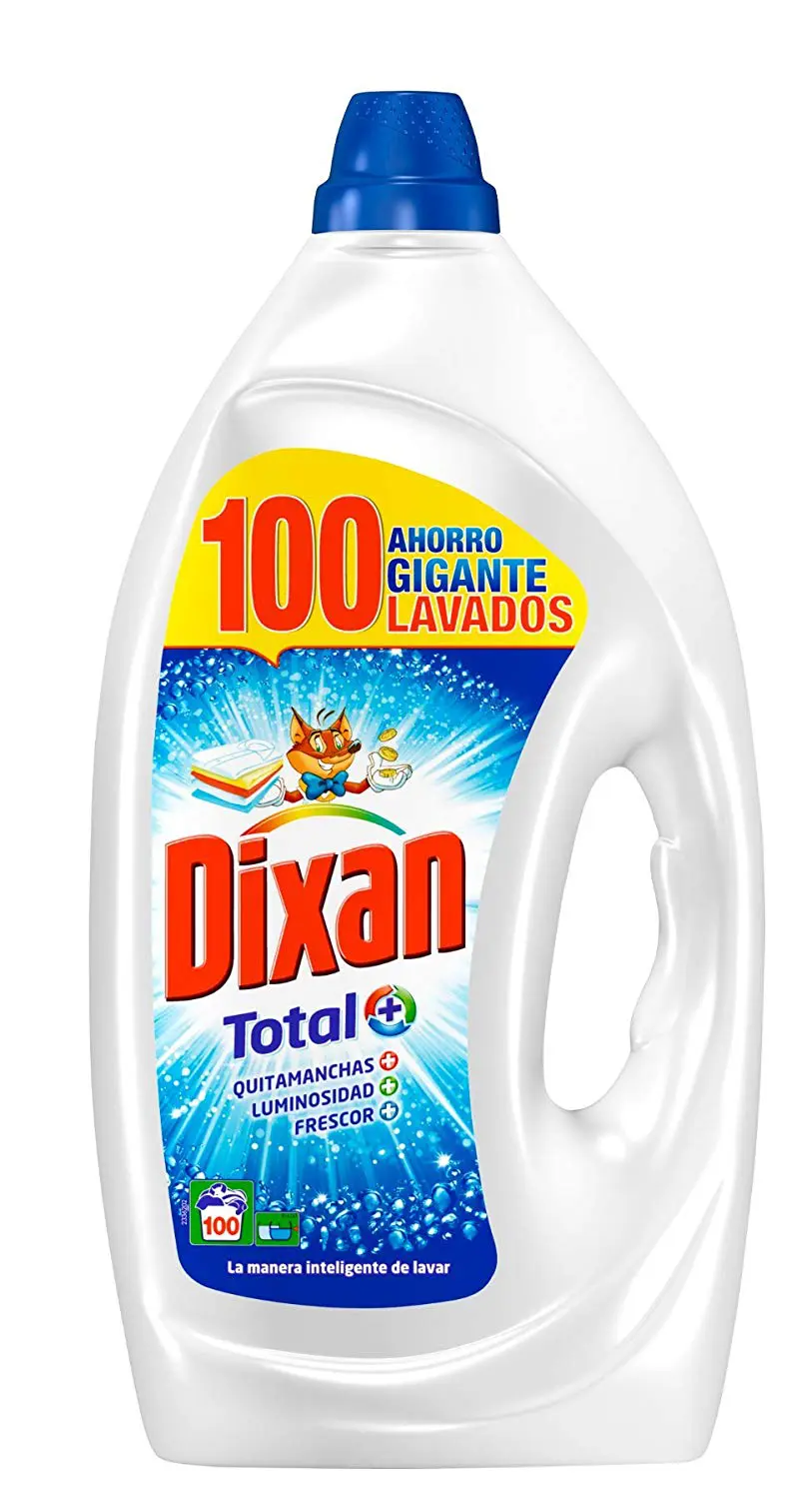 dixan ahorro 100 lavados 5 litros gel azul delantera