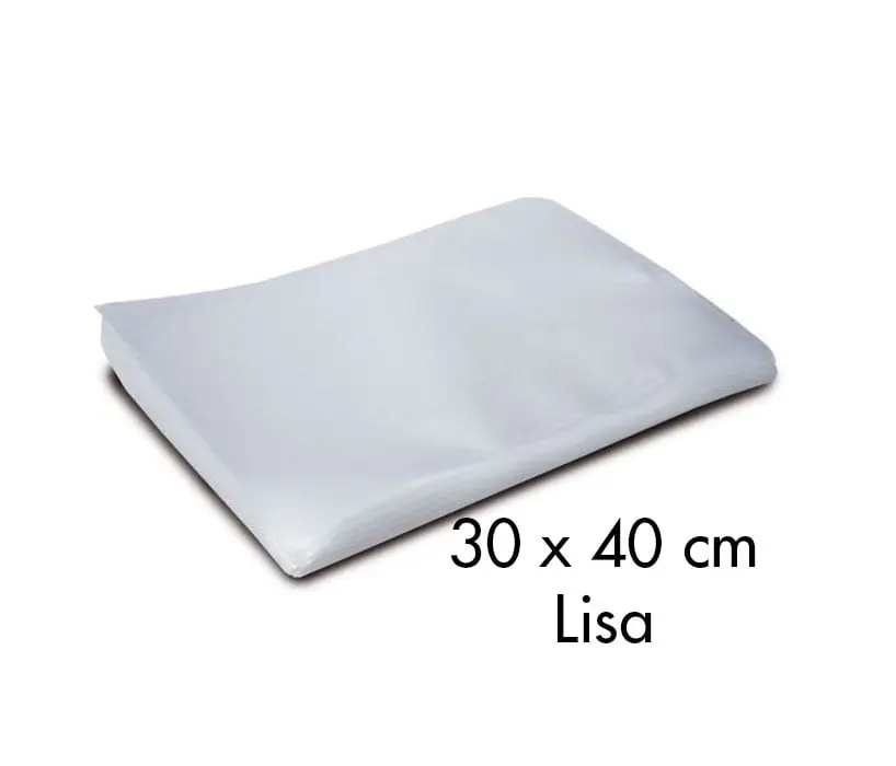 Bolsa Lisa para envasar al vacio 30x40cm 100uds valida para congelar