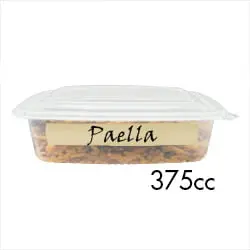 Envase Tarrina Polipropileno PP 375cc 50 uds - Imagen 2