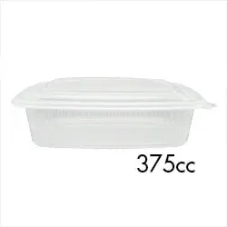 Envase Tarrina Polipropileno PP 375cc 50 uds