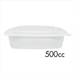 Envase Tarrina Polipropileno PP 500cc 50 uds
