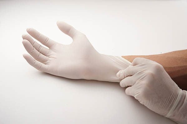 Guantes de Latex desechables con polvo G.touch 100 unidades - Imagen 2