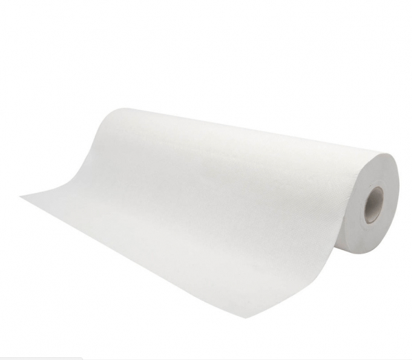 Rollo de papel camilla 58cm x 70m 1 capa gofrado precortado 50cm 1
