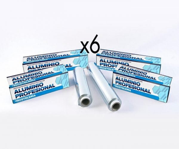 Papel Aluminio Profesional 30cm 2kg 6 unidades
